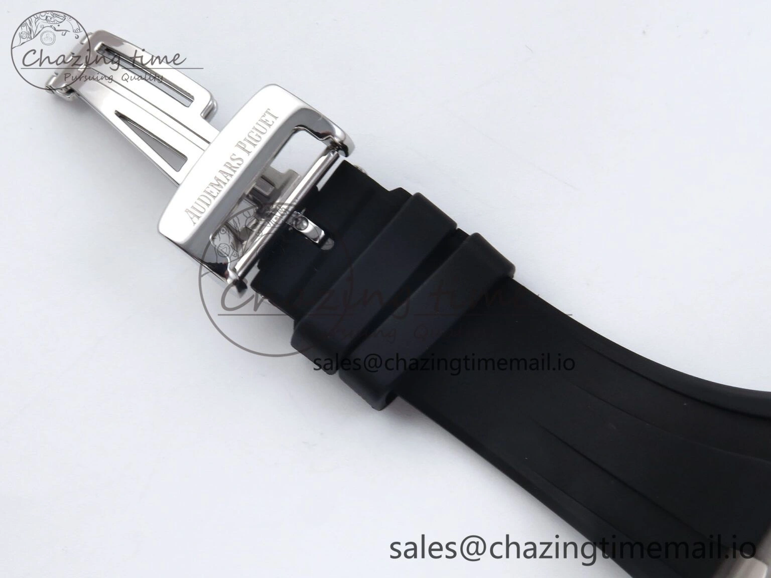 Royal Oak Offshore 42mm  Rubberclad SS TKF 1:1 Best Edition Black White Dial on Black Rubber Strap A SmartChoice 4321