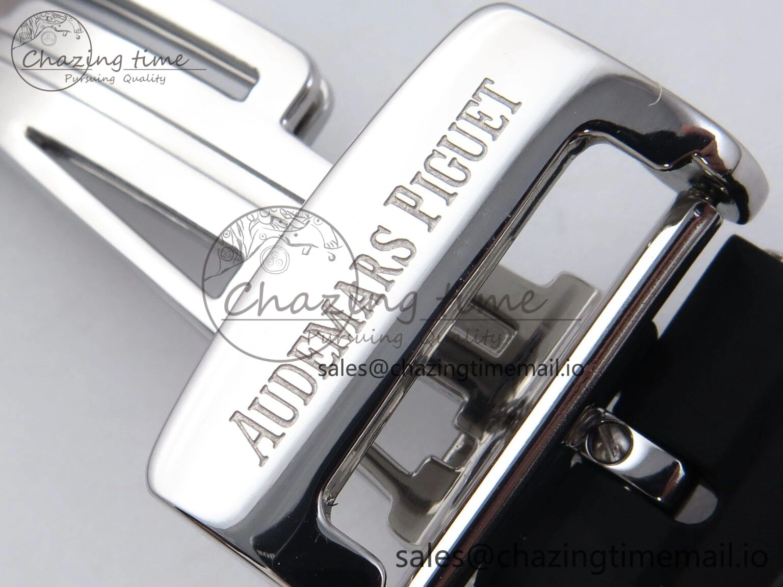 Royal Oak Offshore 42mm  Rubberclad SS TKF 1:1 Best Edition Black White Dial on Black Rubber Strap A SmartChoice 4321