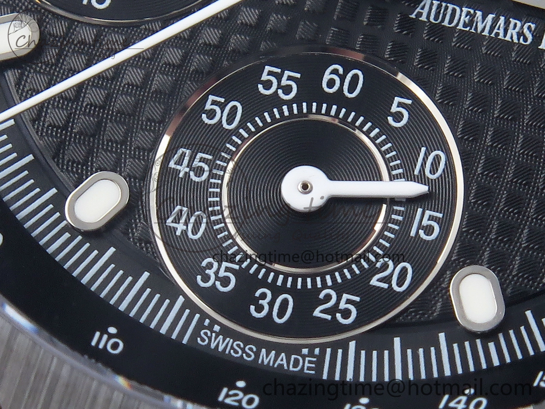 Royal Oak Offshore 42mm Black Ceramic APF 1:1 Best Edition Black Textured Dial on Black Rubber Strap A Packable 4582