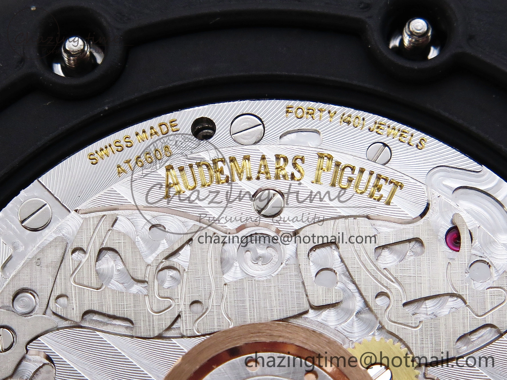 Royal Oak Offshore 42mm Black Ceramic APF 1:1 Best Edition Black Textured Dial on Black Rubber Strap A Packable 4582