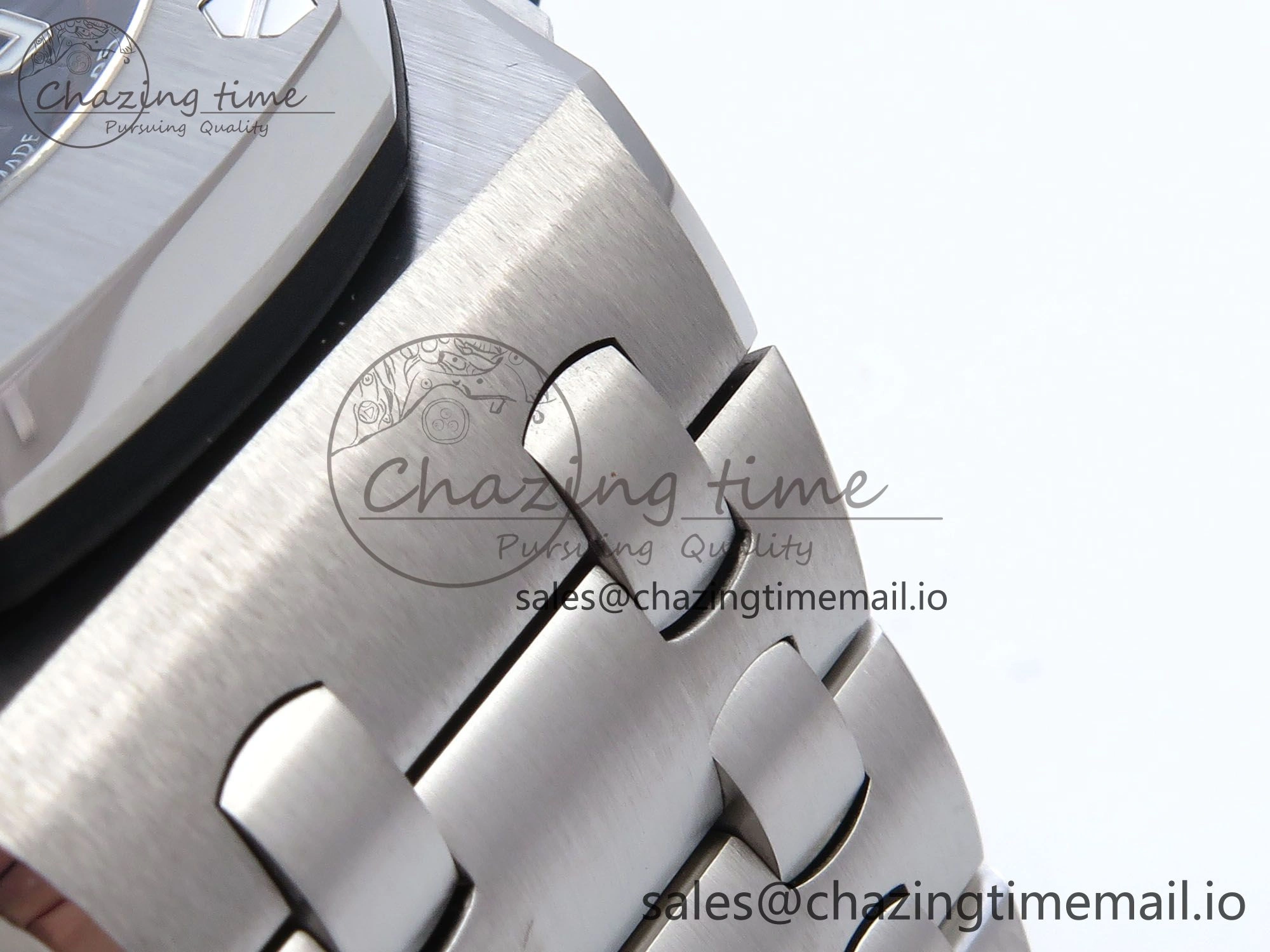 EasyCare Royal Oak Offshore 42mm Black Themes SS TKF Best Edition Black Dial on SS Bracelet A 4352