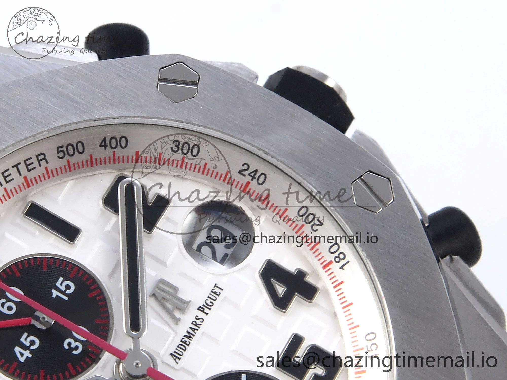 Royal Oak Offshore 42mm Panda SS TKF Best Edition White Black Dial on SS Bracelet A HighQuality 4350