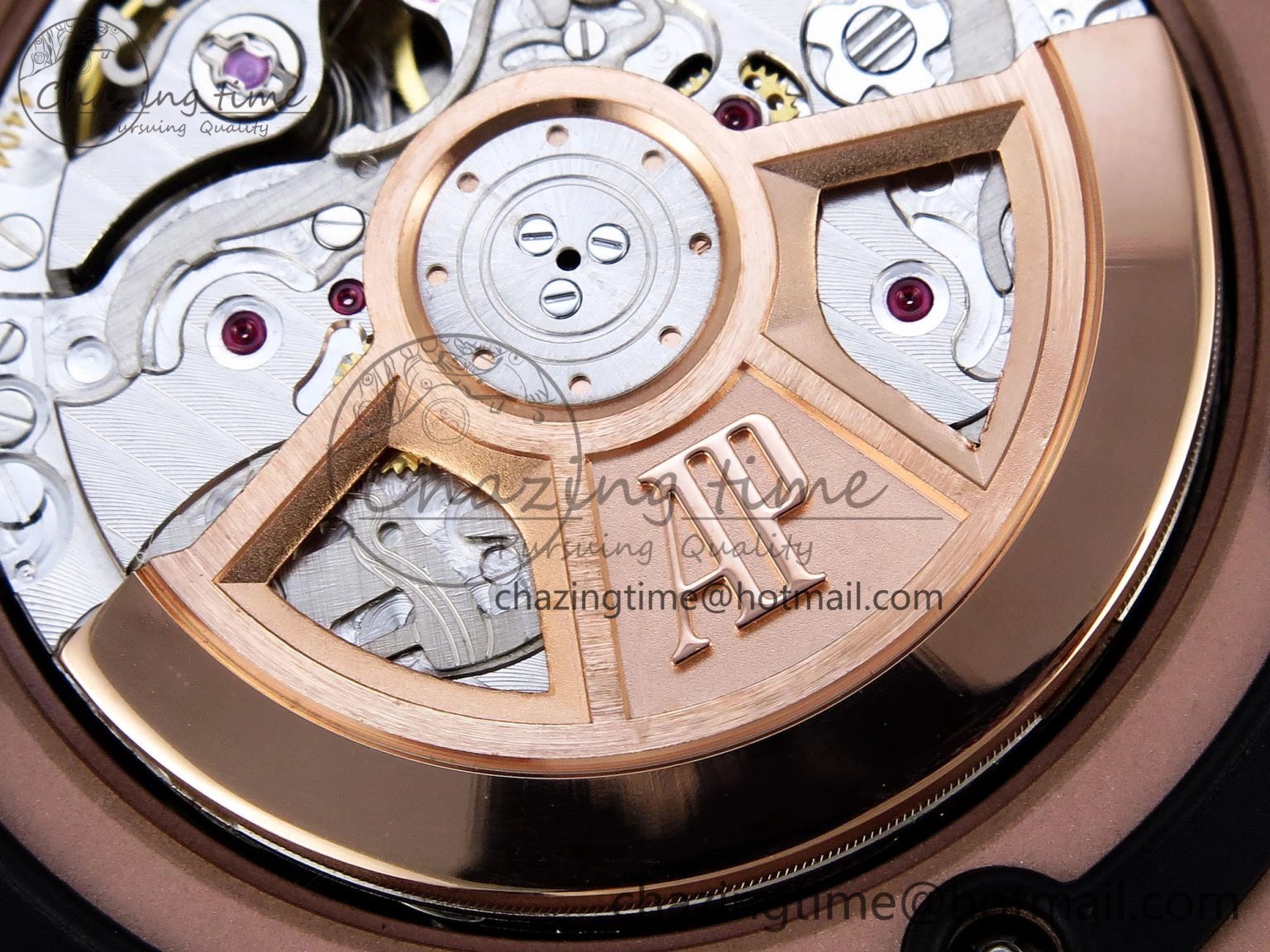 Royal Oak Offshore 42mm RG APF 1:1 Best Edition Blue RG Dial on RG Bracelet Strap A Durable 4534