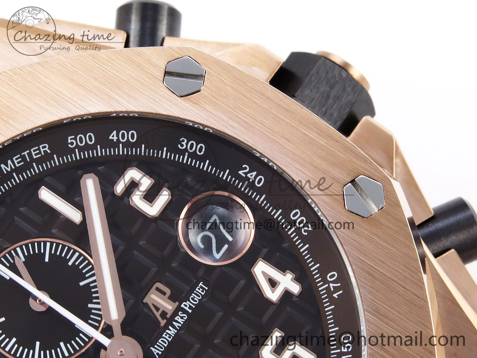 Royal Oak Offshore 42mm RG APF 1:1 Best Edition Brown Dial on RG Bracelet A Lightweight 4532
