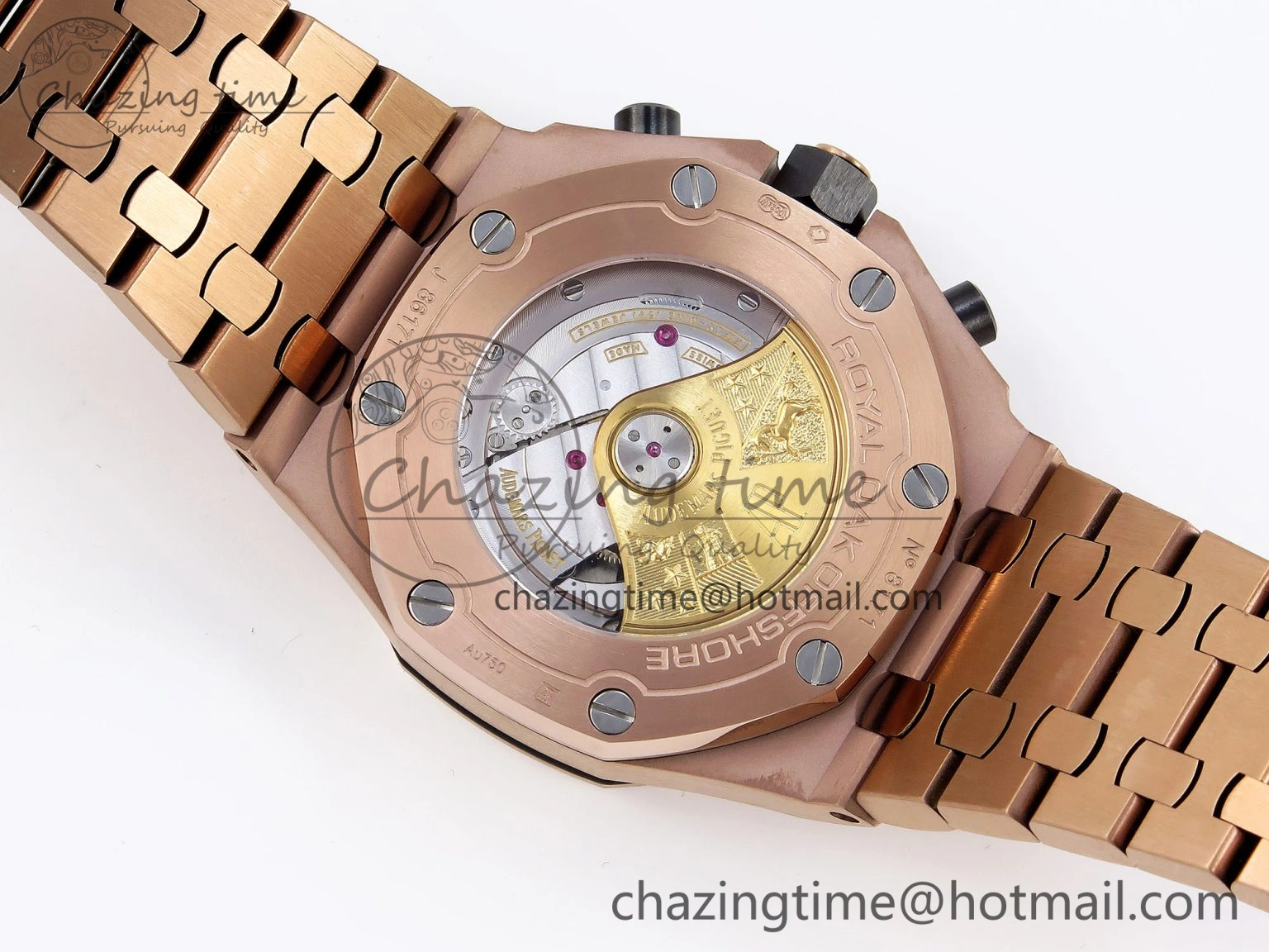 Royal Oak Offshore 42mm RG APF 1:1 Best Edition Brown Dial on RG Bracelet A Lightweight 4532