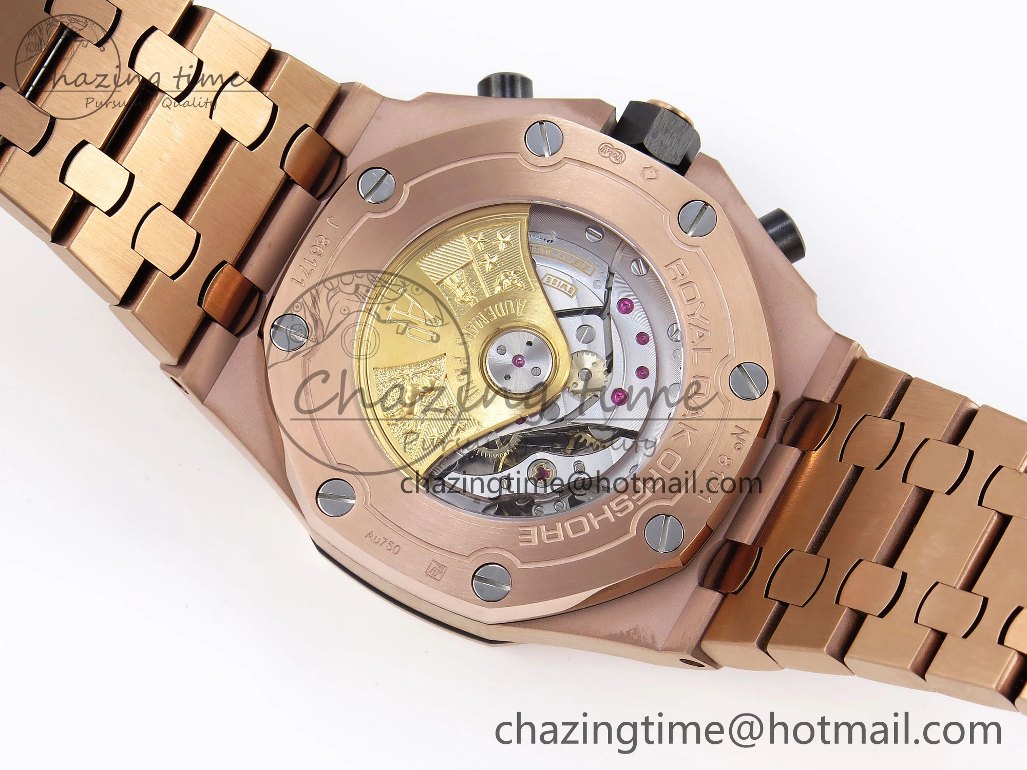 Royal Oak Offshore 42mm RG APF 1:1 Best Edition Brown Dial on RG Bracelet A Lightweight 4532