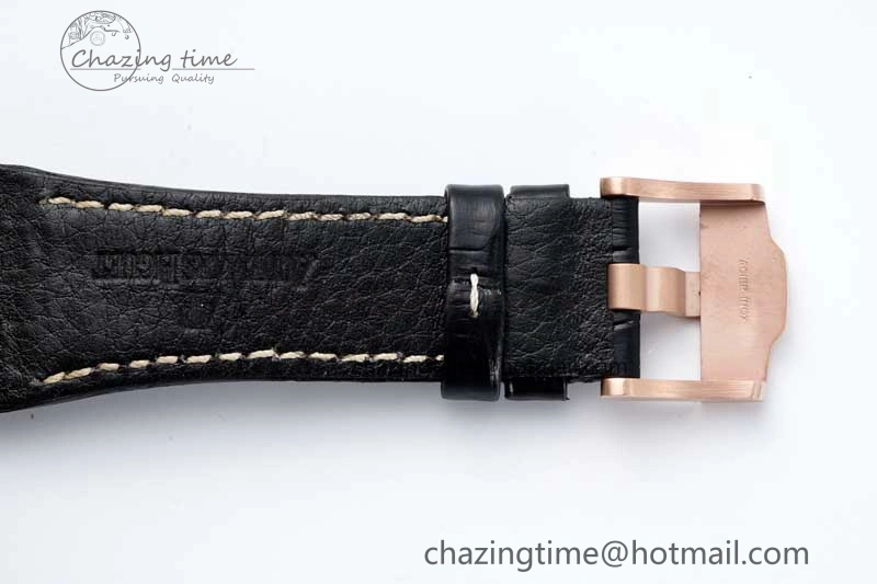 FashionForward Royal Oak Offshore 42mm RG APF 1:1 Best Edition RG Dial on Black Leather Strap A 4671