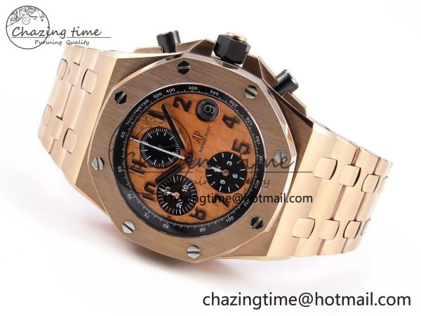 Royal Oak Offshore 42mm RG APF 1:1 Best Edition RG Dial on RG Bracelet A Elegant 4529