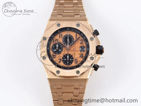 Royal Oak Offshore 42mm RG APF 1:1 Best Edition RG Dial on RG Bracelet A Elegant 4529