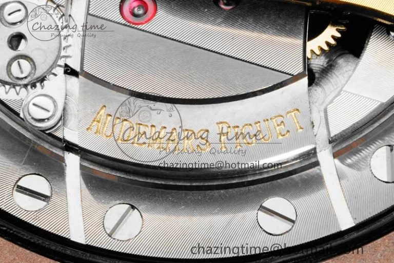 UrbanChic Royal Oak Offshore 42mm RG Bezel APF 1:1 Best Edition Black RG Dial on Black Leather Strap A 4622