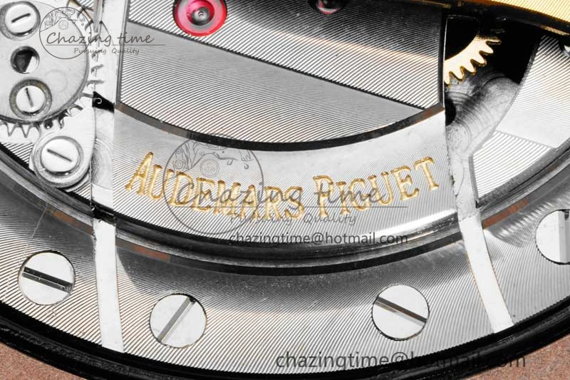 UrbanChic Royal Oak Offshore 42mm RG Bezel APF 1:1 Best Edition Black RG Dial on Black Leather Strap A 4622
