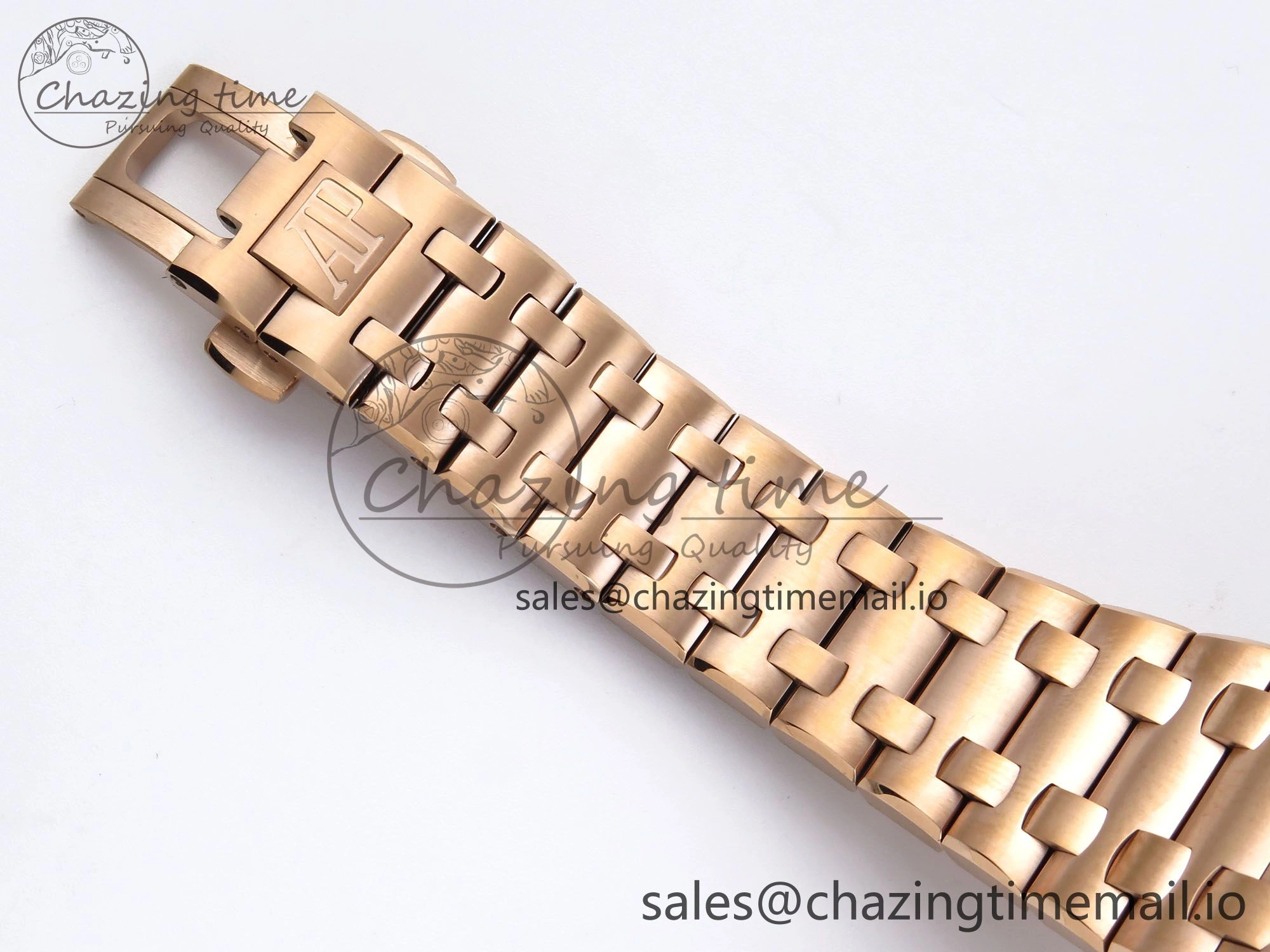 Royal Oak Offshore 42mm RG TKF Best Edition Black Dial on RG Bracelet A TimelessDesign 4357