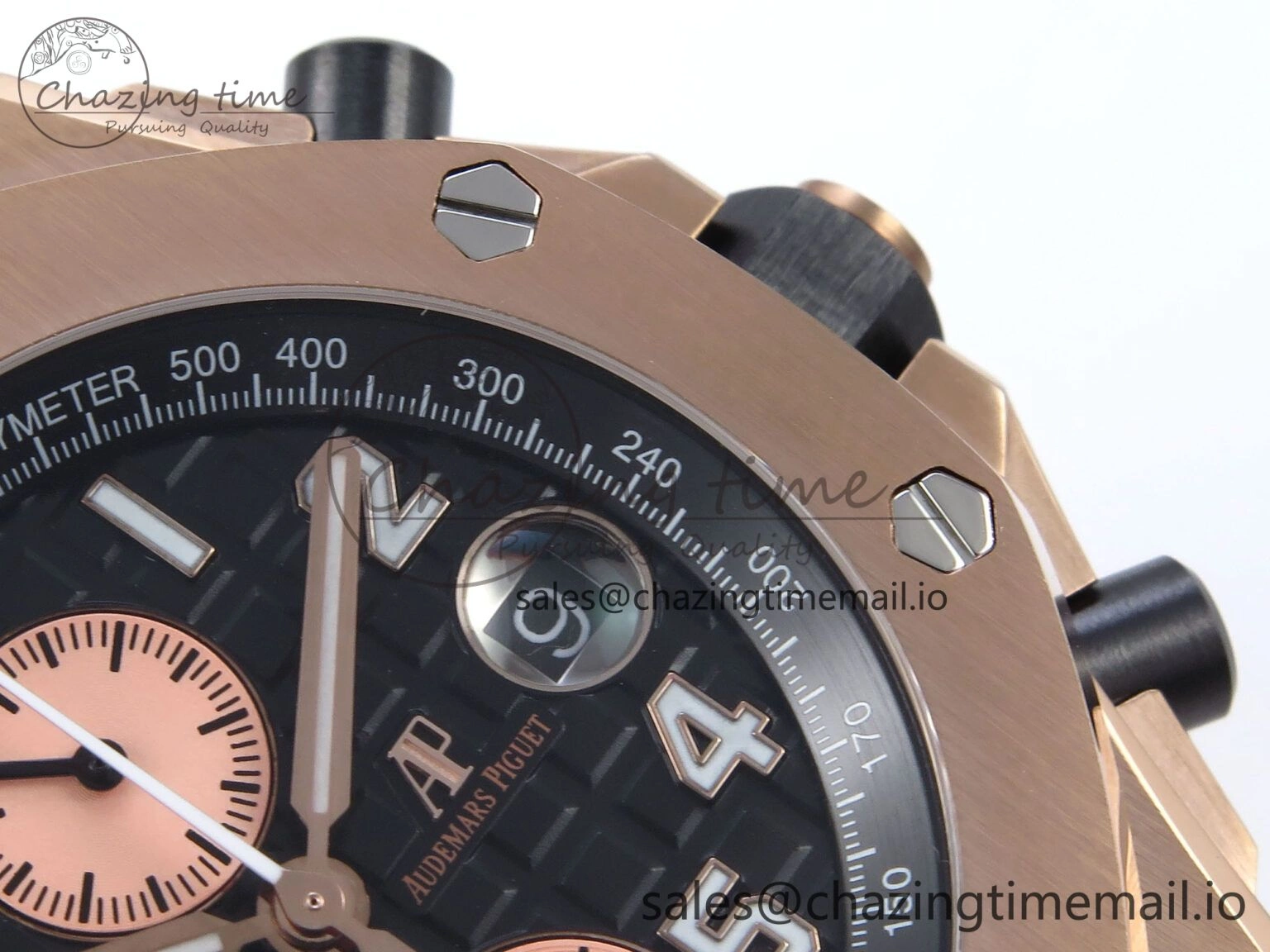 Royal Oak Offshore 42mm RG TKF Best Edition Black Dial on RG Bracelet A TimelessDesign 4357
