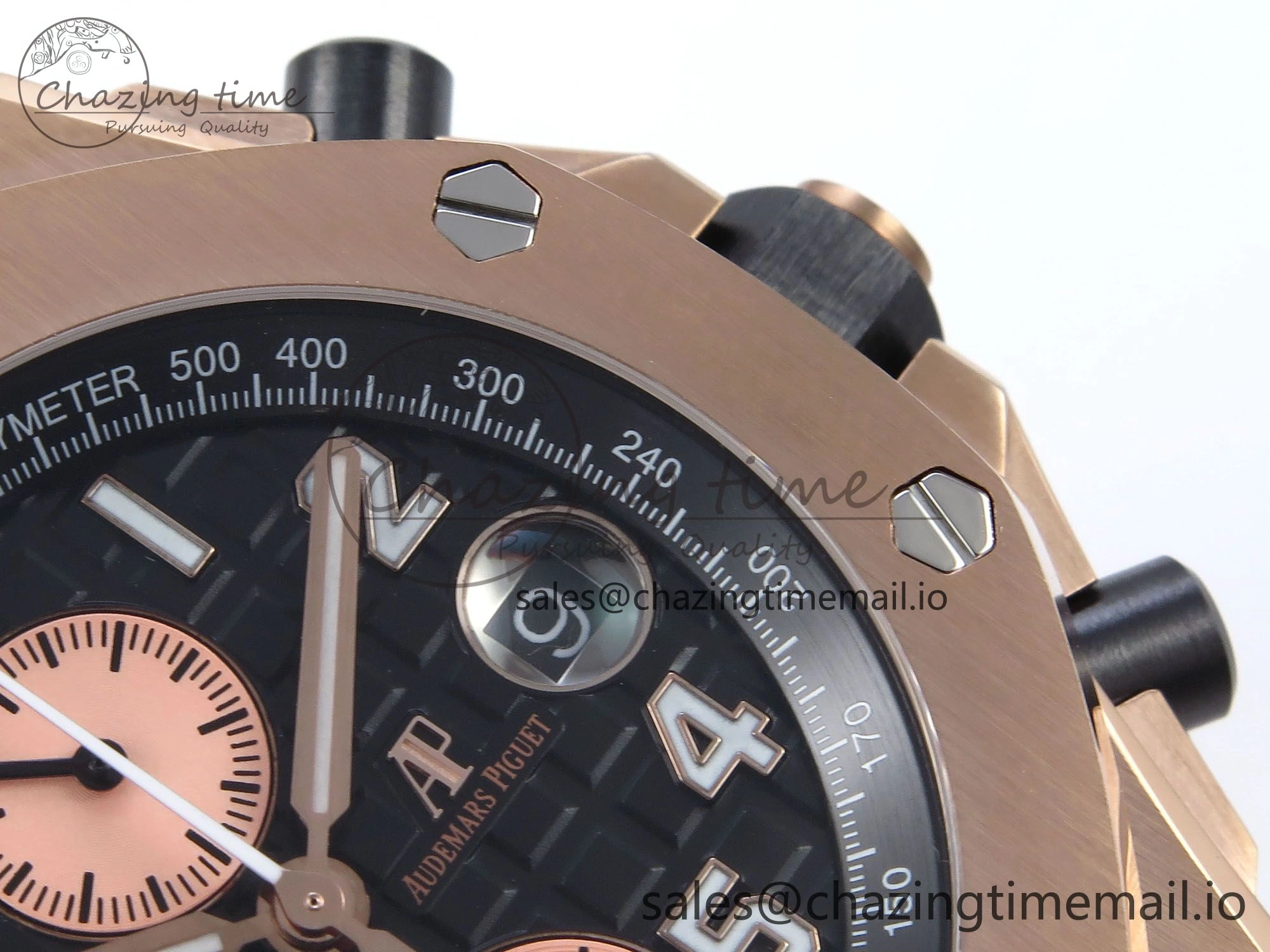 Royal Oak Offshore 42mm RG TKF Best Edition Black Dial on RG Bracelet A TimelessDesign 4357