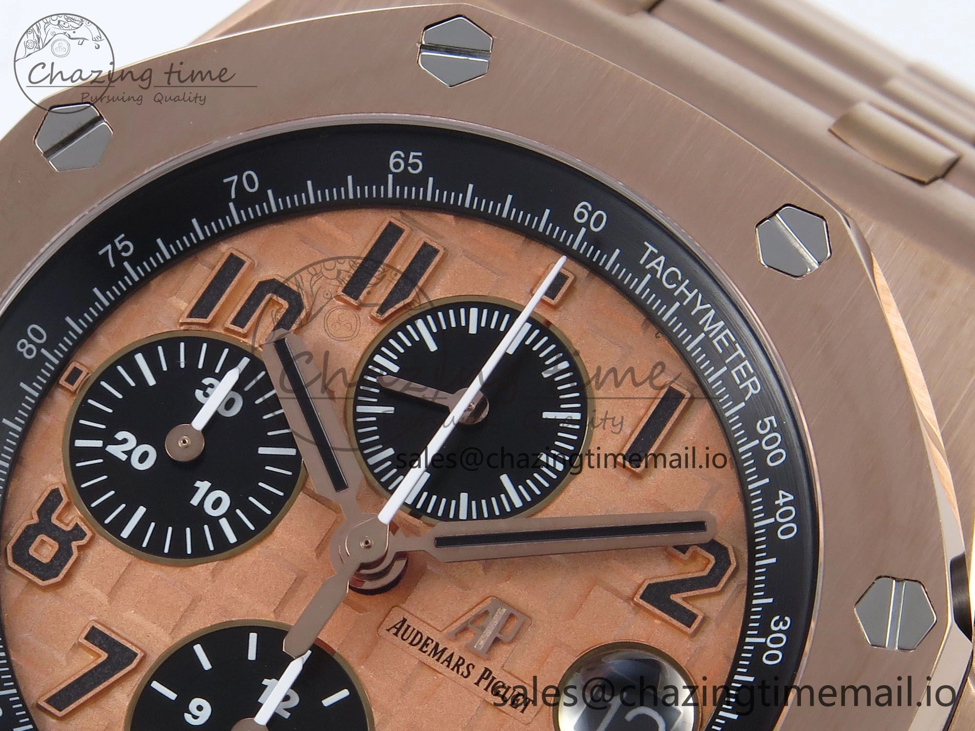 WeatherProof Royal Oak Offshore 42mm RG TKF Best Edition RG Dial on RG Bracelet A 4355