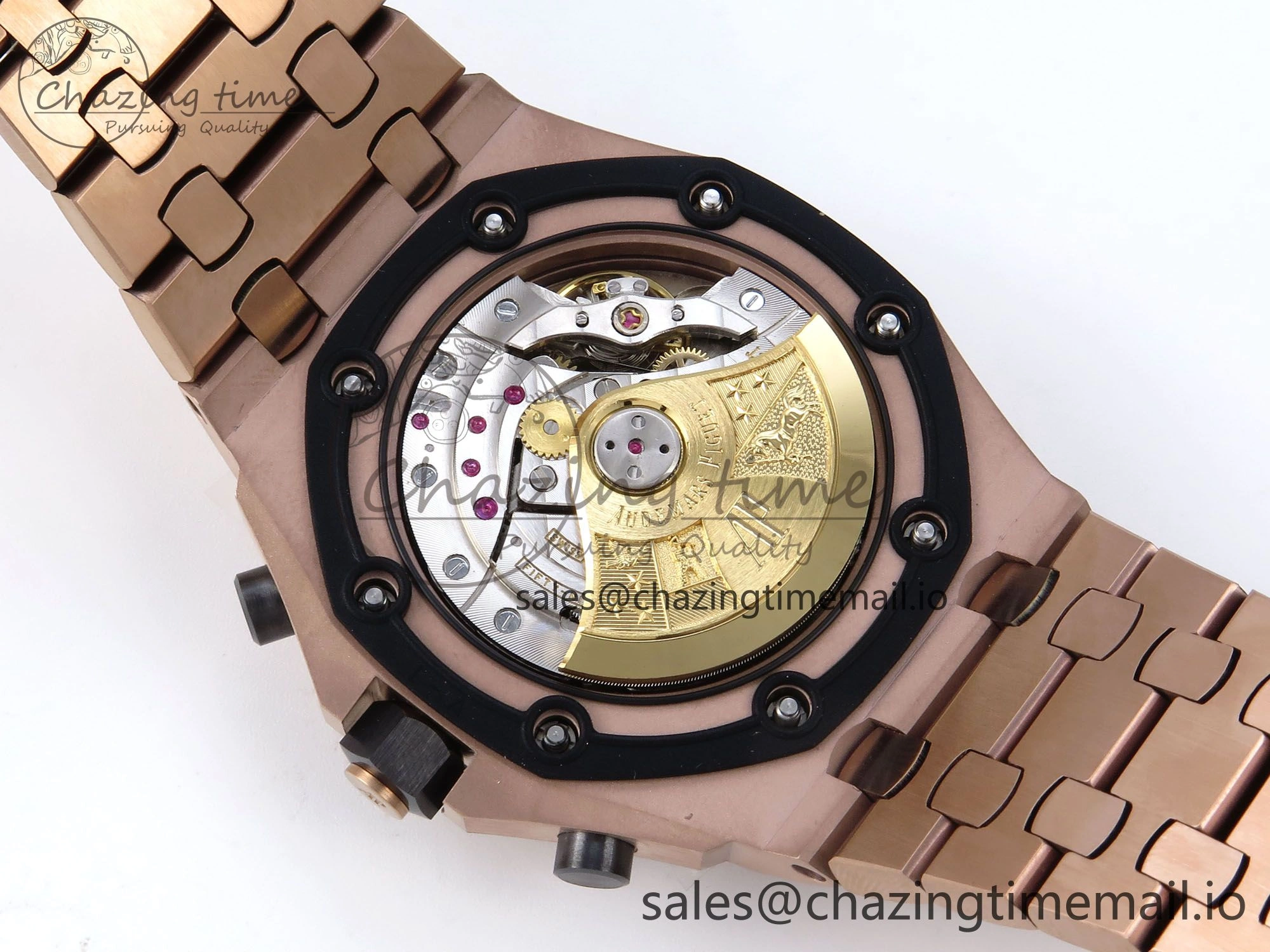 WeatherProof Royal Oak Offshore 42mm RG TKF Best Edition RG Dial on RG Bracelet A 4355