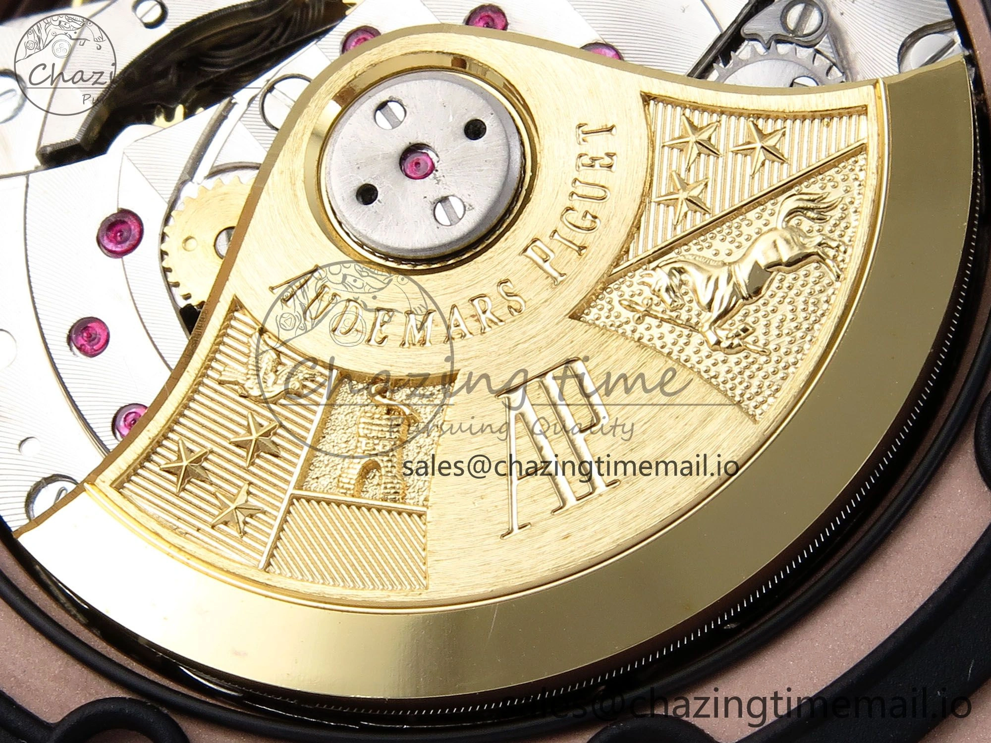 WeatherProof Royal Oak Offshore 42mm RG TKF Best Edition RG Dial on RG Bracelet A 4355