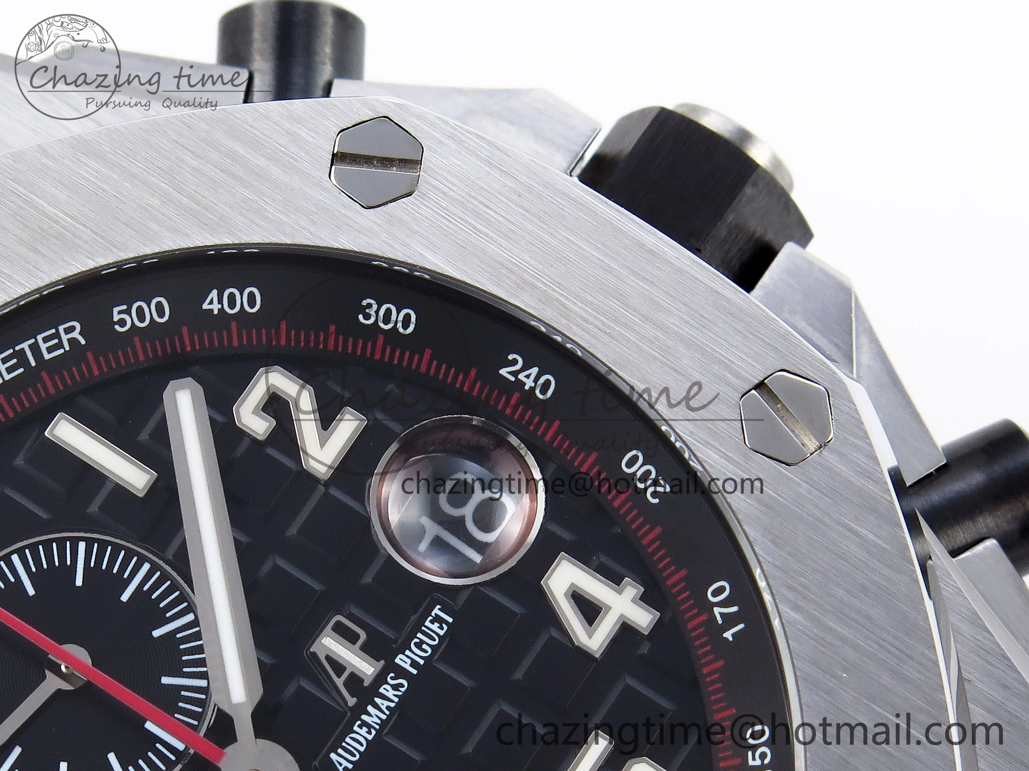SmoothTexture Royal Oak Offshore 42mm SS APF 1:1 Best Edition Black Dial on SS Bracelet A 4535