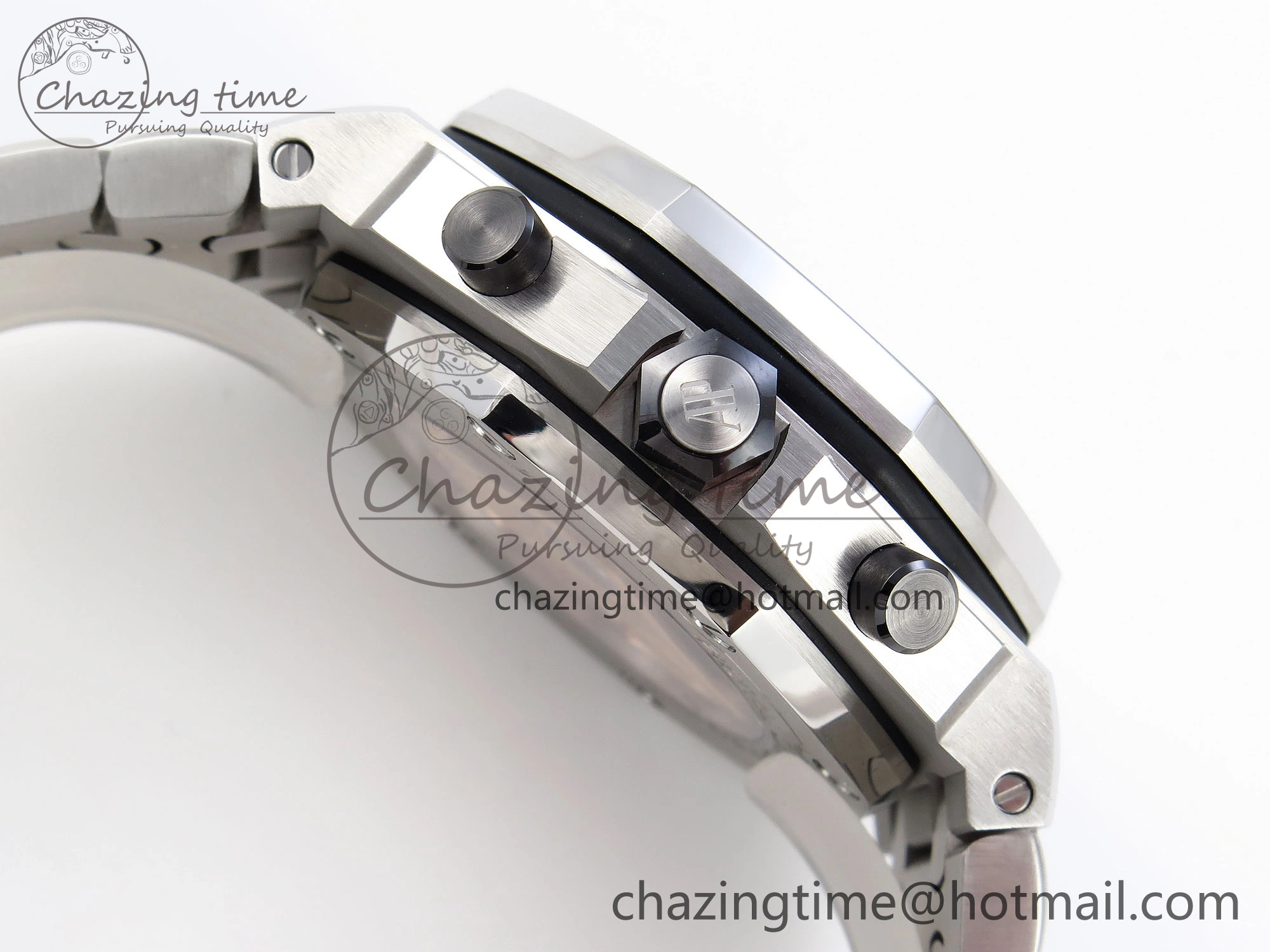 SmoothTexture Royal Oak Offshore 42mm SS APF 1:1 Best Edition Black Dial on SS Bracelet A 4535