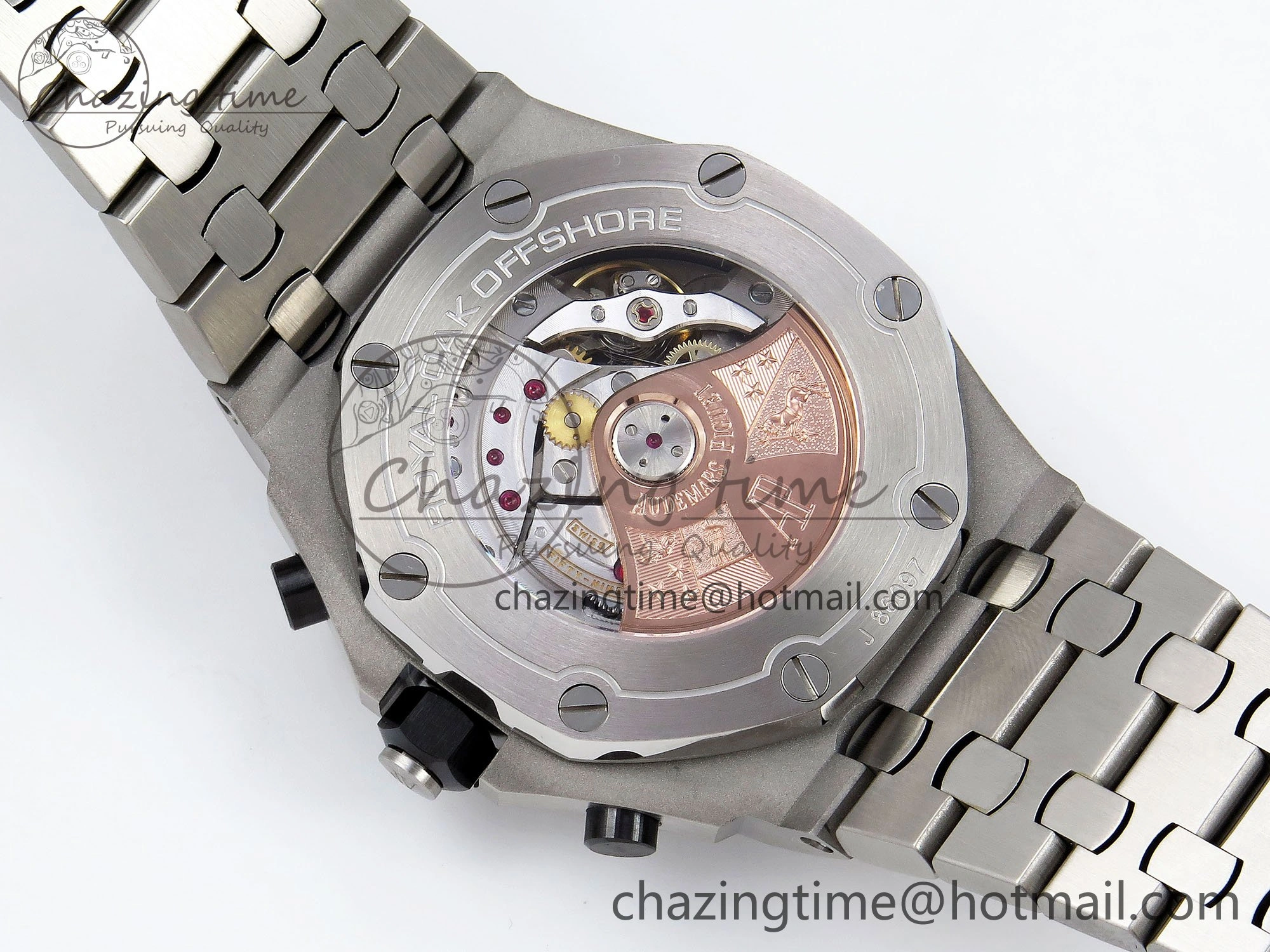 Royal Oak Offshore 42mm SS APF 1:1 Best Edition Blue Dial on SS Bracelet A Bold 4454