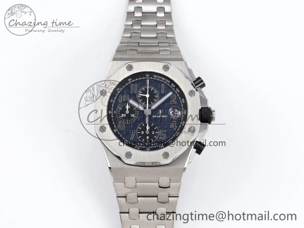 Royal Oak Offshore 42mm SS APF 1:1 Best Edition Blue Dial on SS Bracelet A Bold 4454