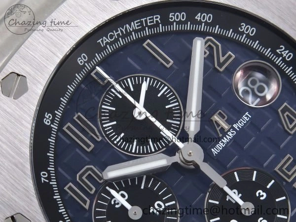 Royal Oak Offshore 42mm SS APF 1:1 Best Edition Blue Dial on SS Bracelet A Bold 4454