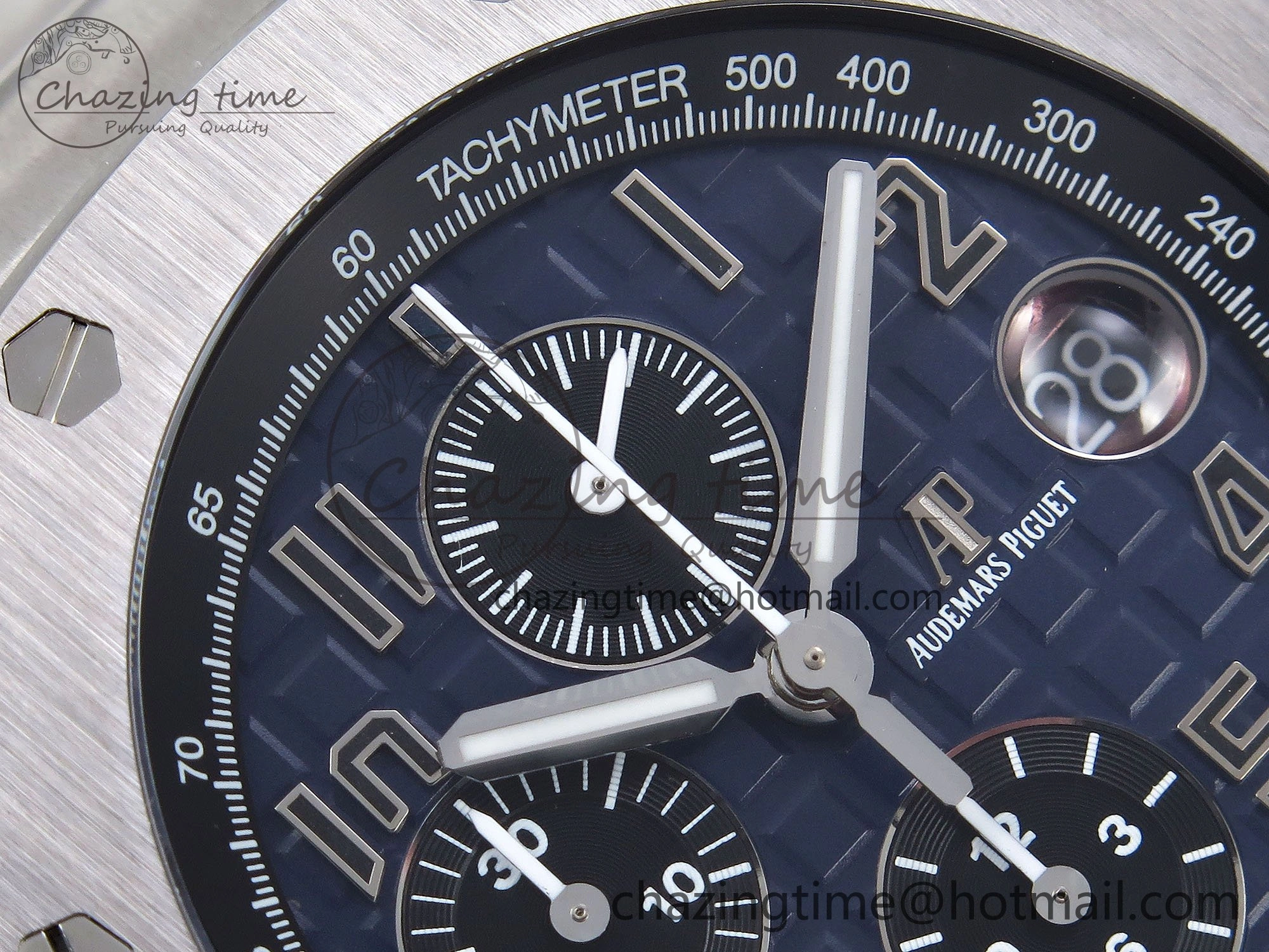 Royal Oak Offshore 42mm SS APF 1:1 Best Edition Blue Dial on SS Bracelet A Bold 4454