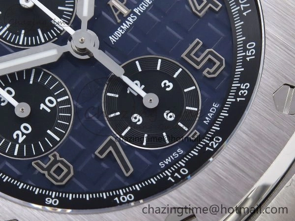 Royal Oak Offshore 42mm SS APF 1:1 Best Edition Blue Dial on SS Bracelet A Bold 4454
