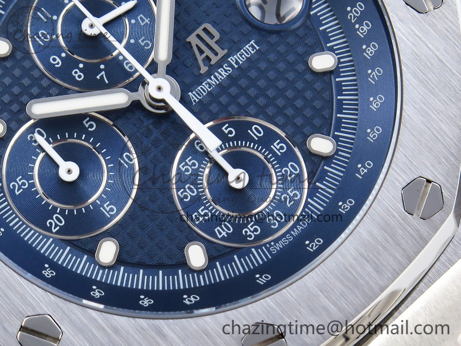 ModernLook Royal Oak Offshore 42mm SS APF 1:1 Best Edition Blue Dial on SS Bracelet Strap A 4537
