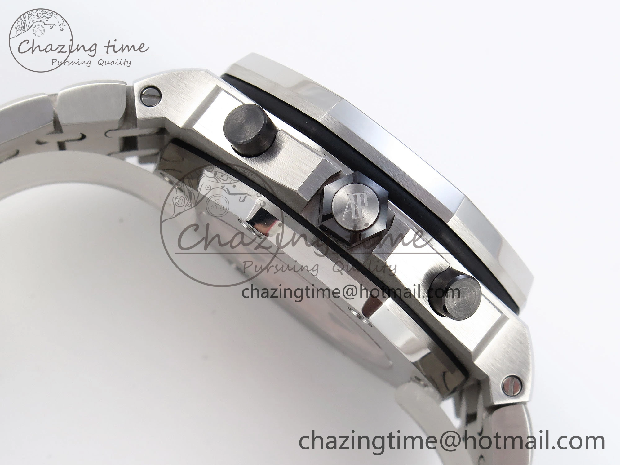 ModernLook Royal Oak Offshore 42mm SS APF 1:1 Best Edition Blue Dial on SS Bracelet Strap A 4537