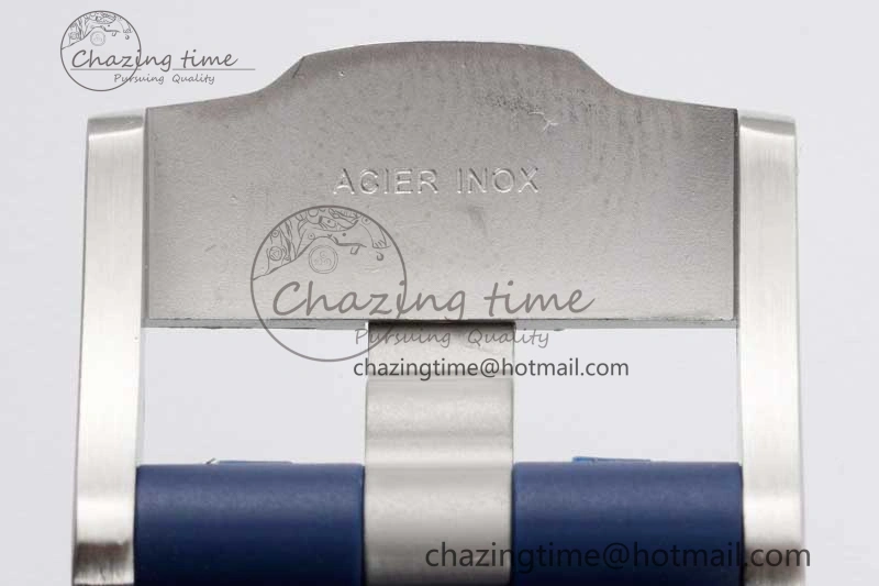 Royal Oak Offshore 42mm SS APF 1:1 Best Edition Blue Silver Dial on Blue Rubber Strap A Vibrant 4619