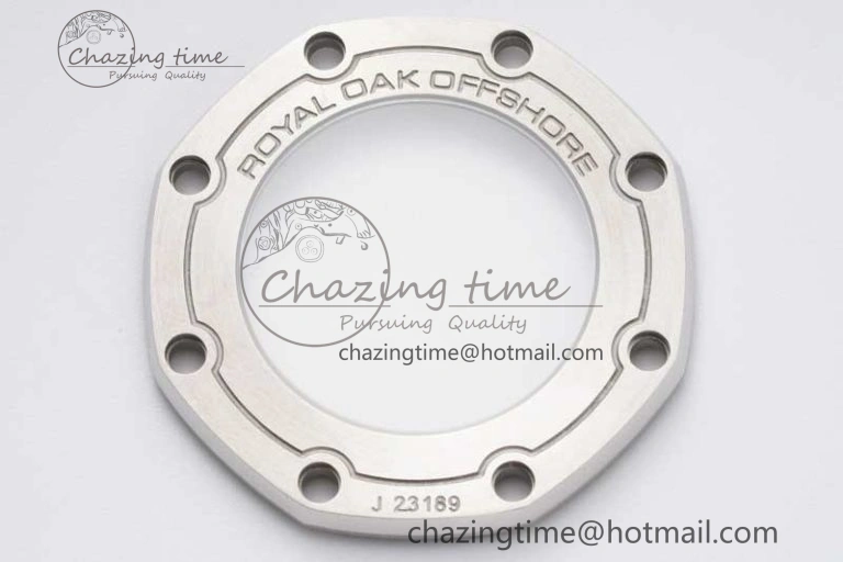 Royal Oak Offshore 42mm SS APF 1:1 Best Edition Blue Silver Dial on Blue Rubber Strap A Vibrant 4619
