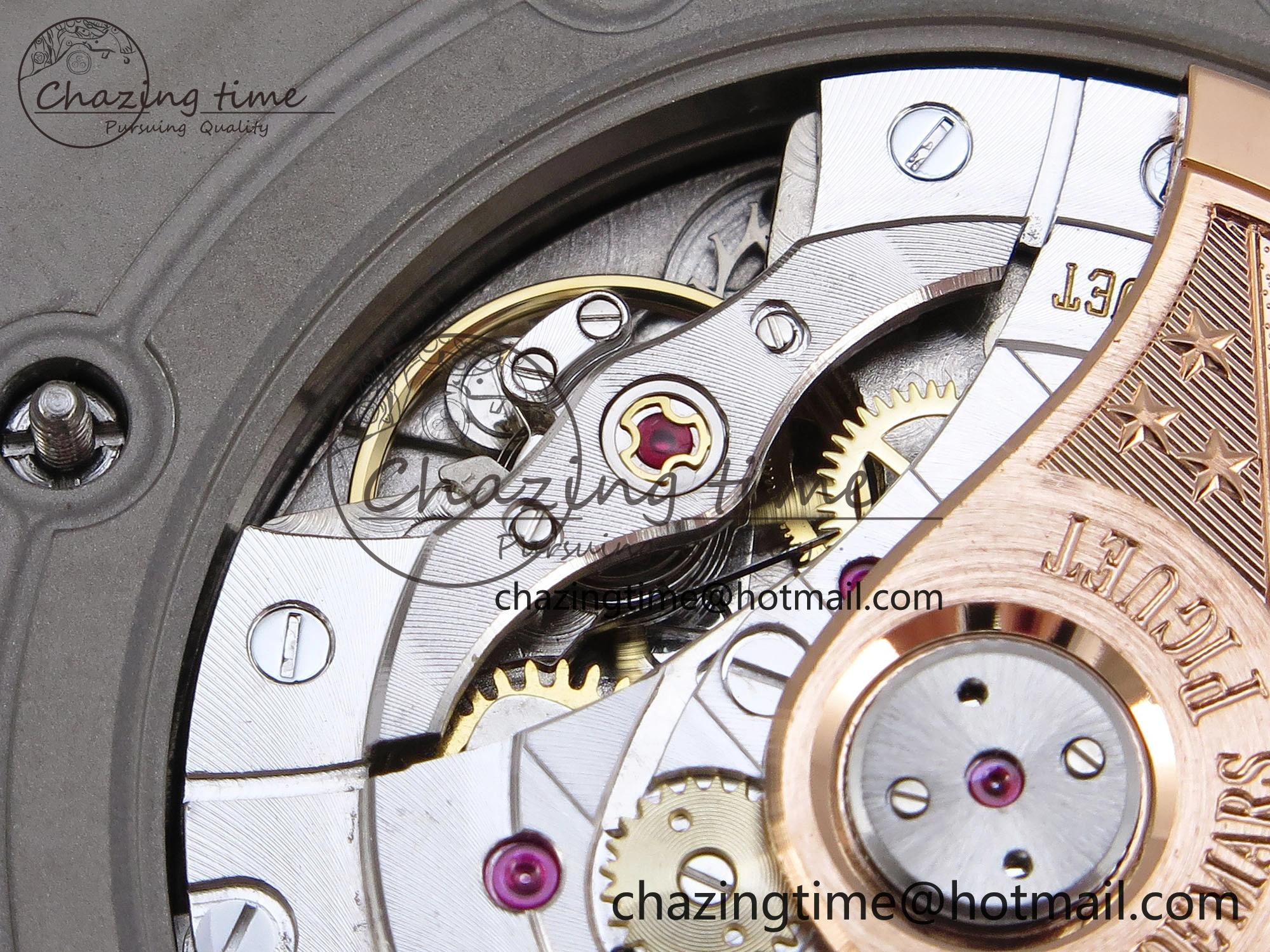 Royal Oak Offshore 42mm SS APF 1:1 Best Edition Brown Dial Ceramic Bezel on Gray Rubber Strap A RelaxedFit 4528