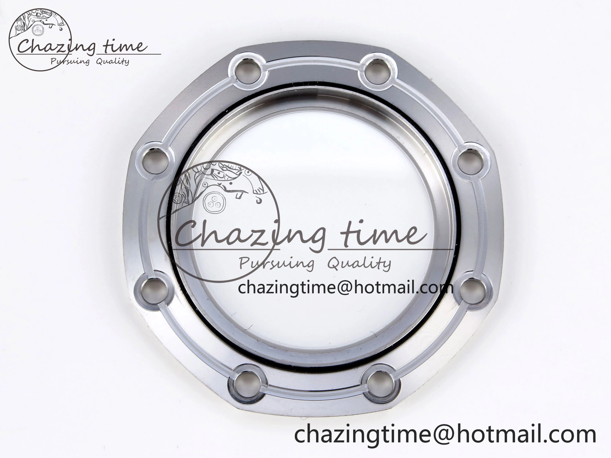 Royal Oak Offshore 42mm SS APF 1:1 Best Edition Brown Dial Ceramic Bezel on Gray Rubber Strap A RelaxedFit 4528