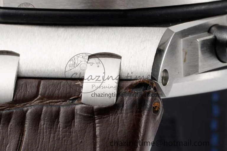 Soft Royal Oak Offshore 42mm SS APF 1:1 Best Edition Brown Dial on Brown Leather Strap A 4620