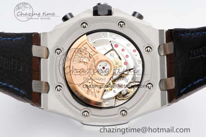 Soft Royal Oak Offshore 42mm SS APF 1:1 Best Edition Brown Dial on Brown Leather Strap A 4620