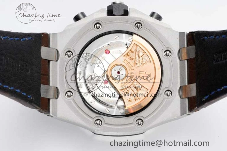 Soft Royal Oak Offshore 42mm SS APF 1:1 Best Edition Brown Dial on Brown Leather Strap A 4620