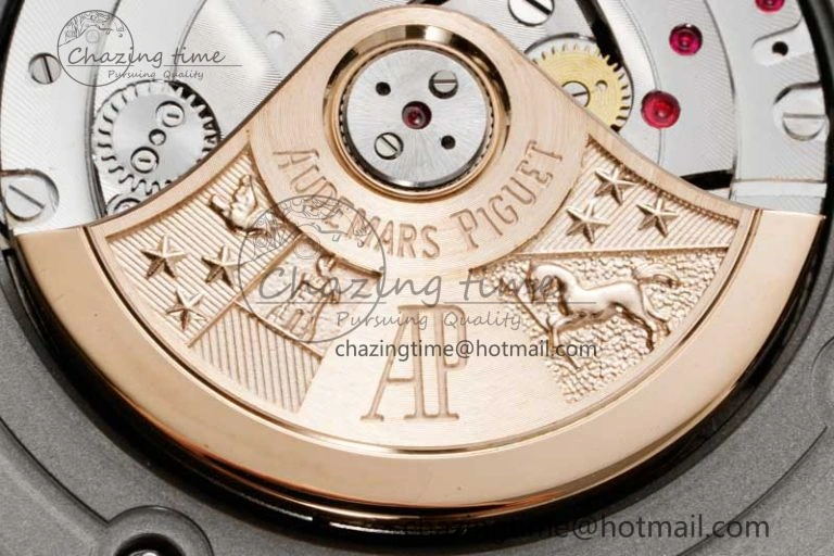 Soft Royal Oak Offshore 42mm SS APF 1:1 Best Edition Brown Dial on Brown Leather Strap A 4620
