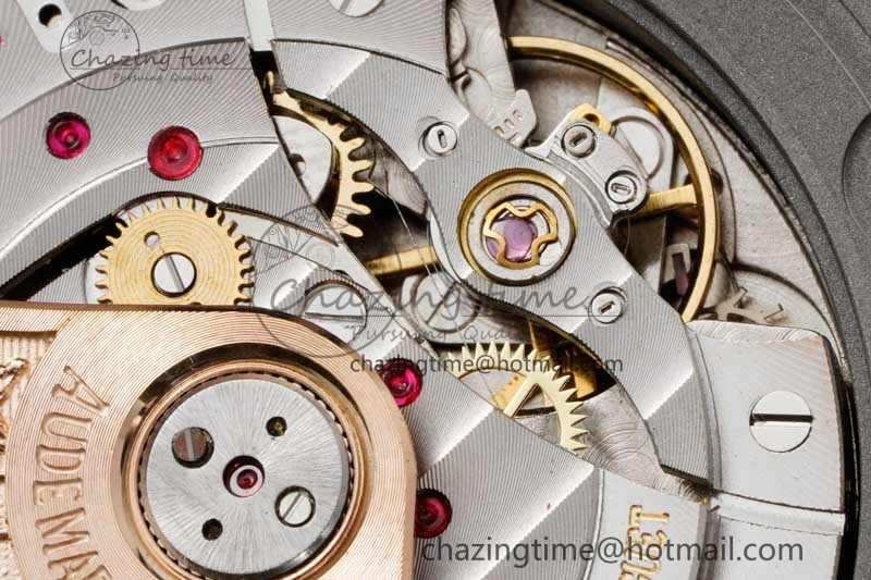 Soft Royal Oak Offshore 42mm SS APF 1:1 Best Edition Brown Dial on Brown Leather Strap A 4620