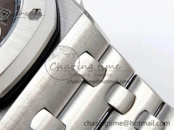 Classic Royal Oak Offshore 42mm SS APF 1:1 Best Edition Brown Dial on SS Bracelet A 4456