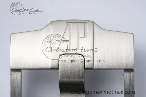 TravelReady Royal Oak Offshore 42mm SS APF 1:1 Best Edition Cream Dial on Brown Leather Strap A 4669