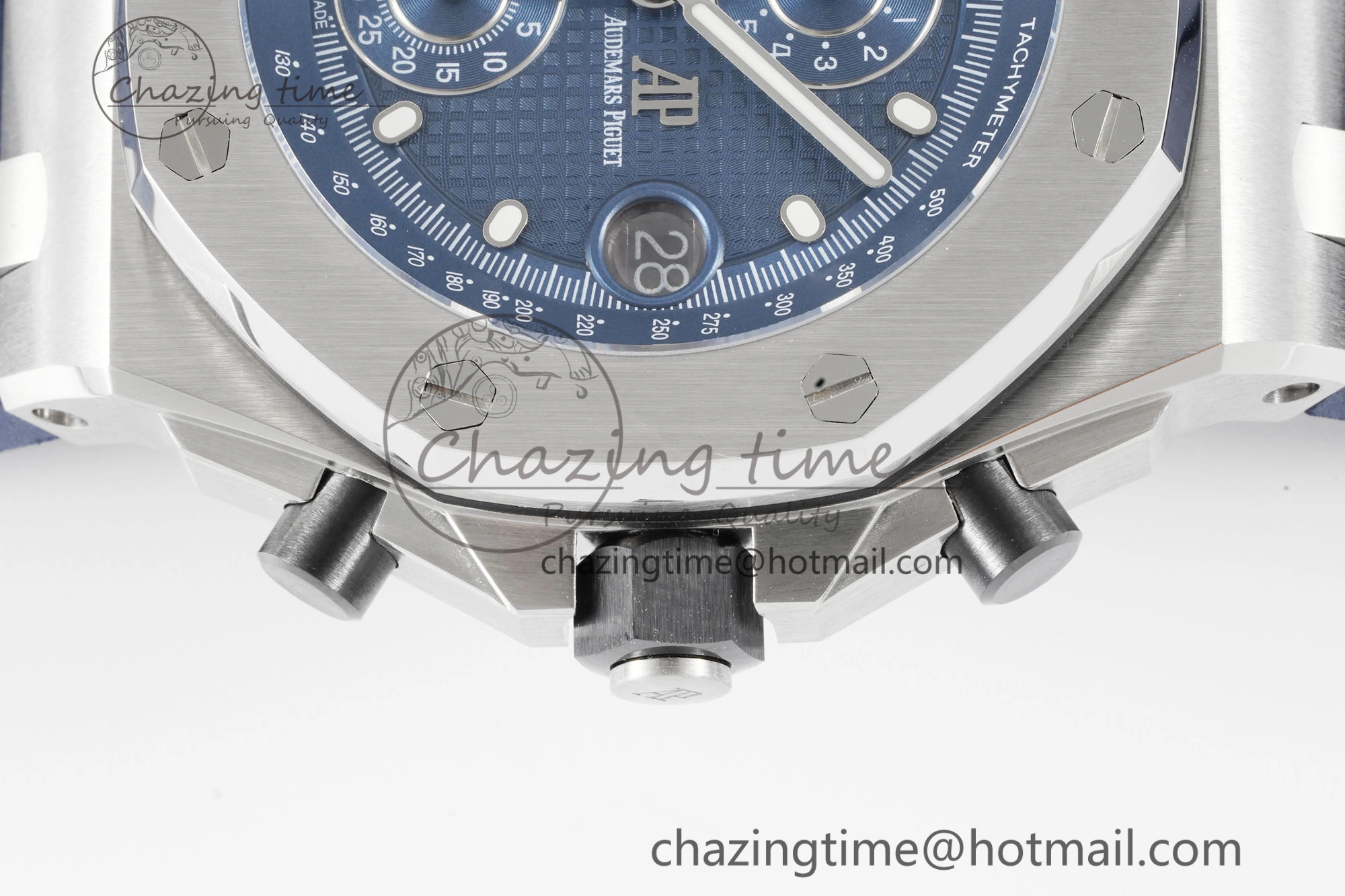 Royal Oak Offshore 42mm SS APF 1:1 Best Edition Deep Blue Dial on Deep Blue Rubber Strap A ModernLook 4624