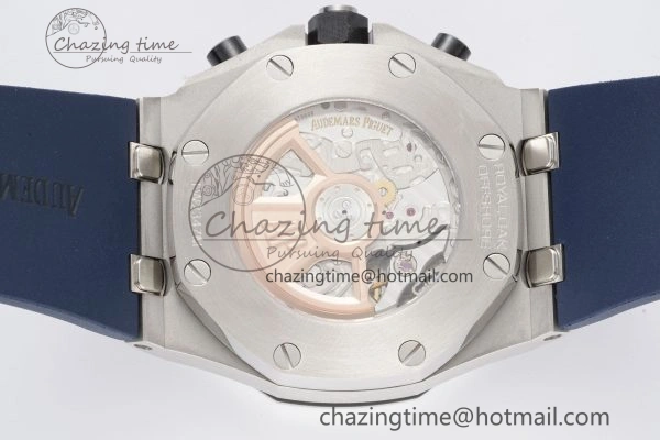Royal Oak Offshore 42mm SS APF 1:1 Best Edition Deep Blue Dial on Deep Blue Rubber Strap A ModernLook 4624