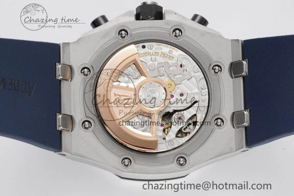Royal Oak Offshore 42mm SS APF 1:1 Best Edition Deep Blue Dial on Deep Blue Rubber Strap A ModernLook 4624