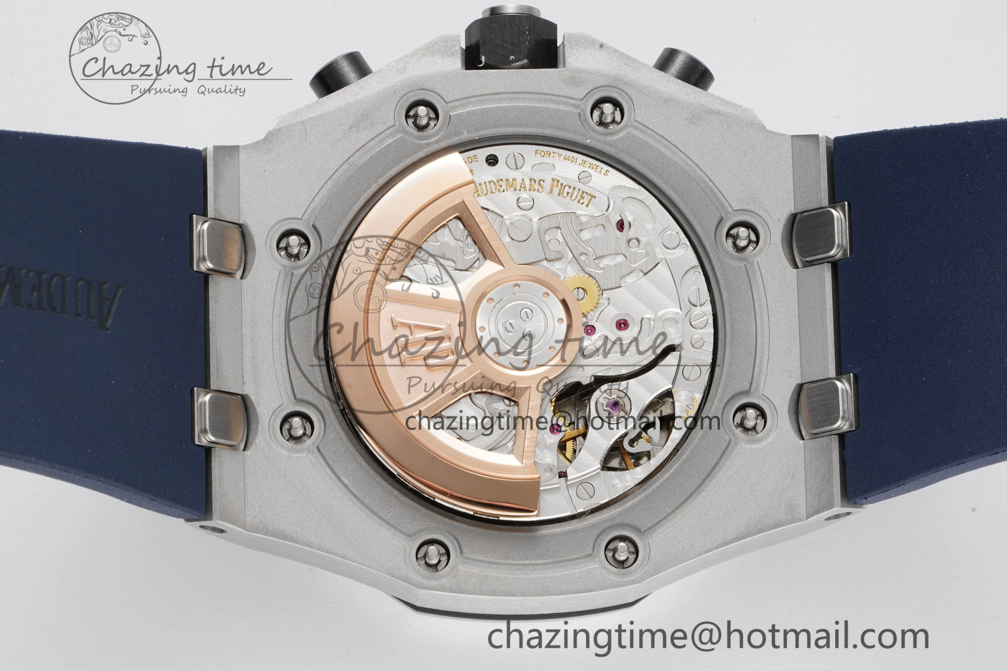 Royal Oak Offshore 42mm SS APF 1:1 Best Edition Deep Blue Dial on Deep Blue Rubber Strap A ModernLook 4624
