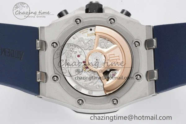 Royal Oak Offshore 42mm SS APF 1:1 Best Edition Deep Blue Dial on Deep Blue Rubber Strap A ModernLook 4624