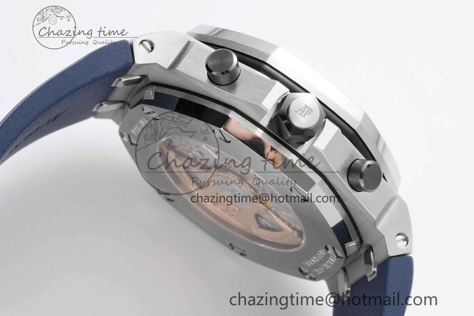 Royal Oak Offshore 42mm SS APF 1:1 Best Edition Deep Blue Dial on Deep Blue Rubber Strap A ModernLook 4624