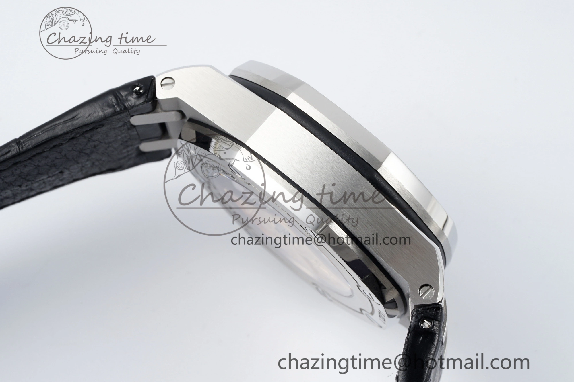 UrbanChic Royal Oak Offshore 42mm SS APF 1:1 Best Edition Gray Dial on Black Leather Strap A 4670