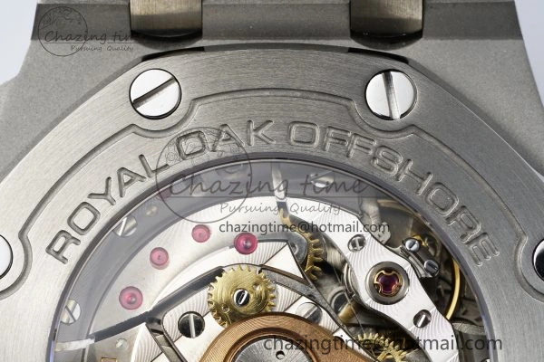 UrbanChic Royal Oak Offshore 42mm SS APF 1:1 Best Edition Gray Dial on Black Leather Strap A 4670