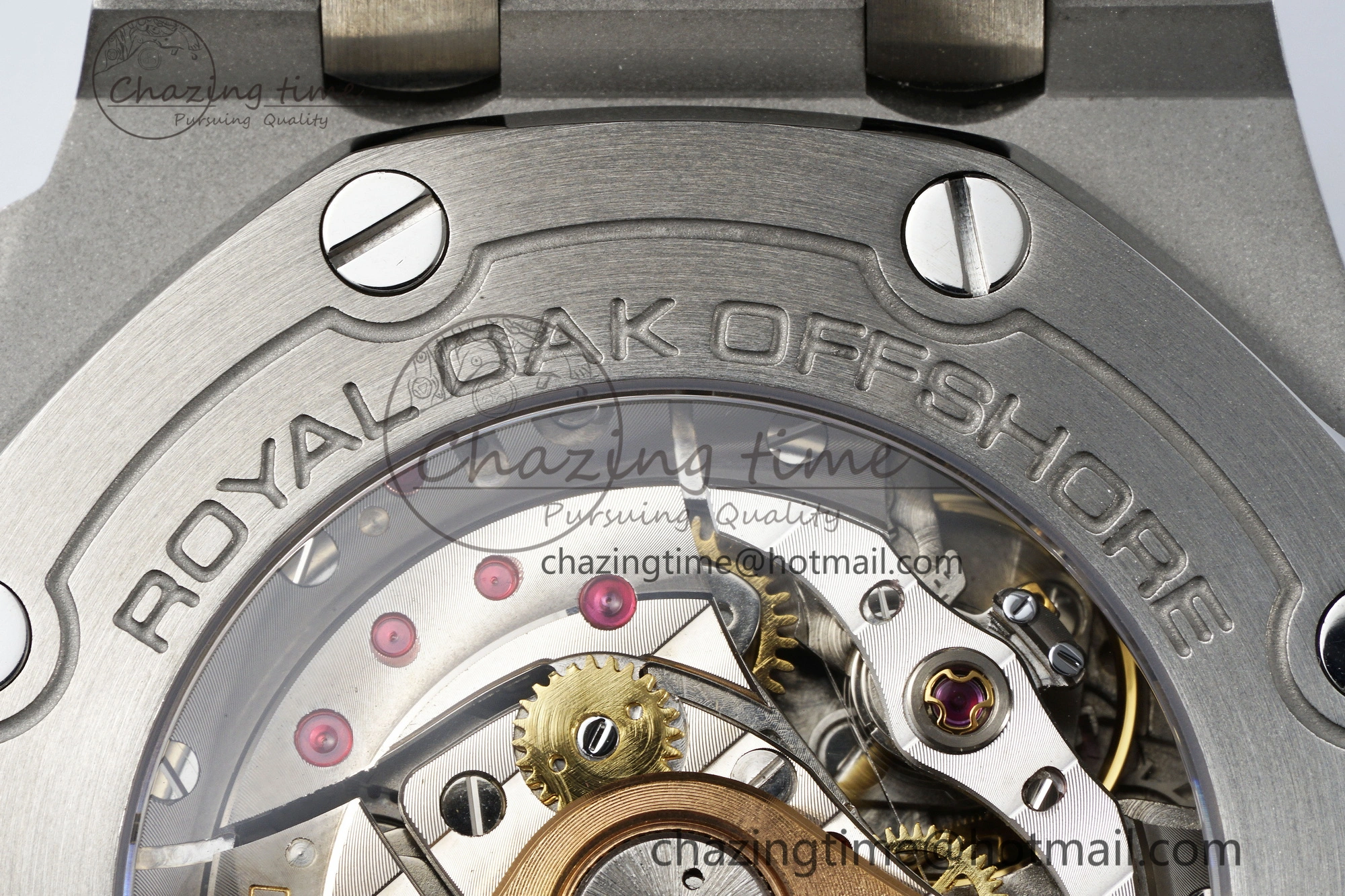 UrbanChic Royal Oak Offshore 42mm SS APF 1:1 Best Edition Gray Dial on Black Leather Strap A 4670